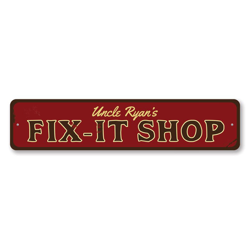 Plaque en aluminium Fix It, H 4 po x l 18 po x P 0,04 po