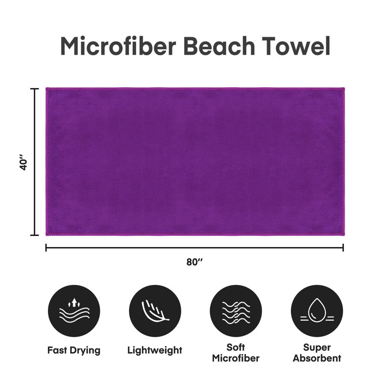 Drap de bain Moyer, Mauve