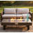 54_Inch Iron  Fire Pit Table(Stone)