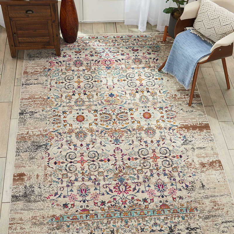 Ankica Floral Area Rug, Runner 71 x 230cm
