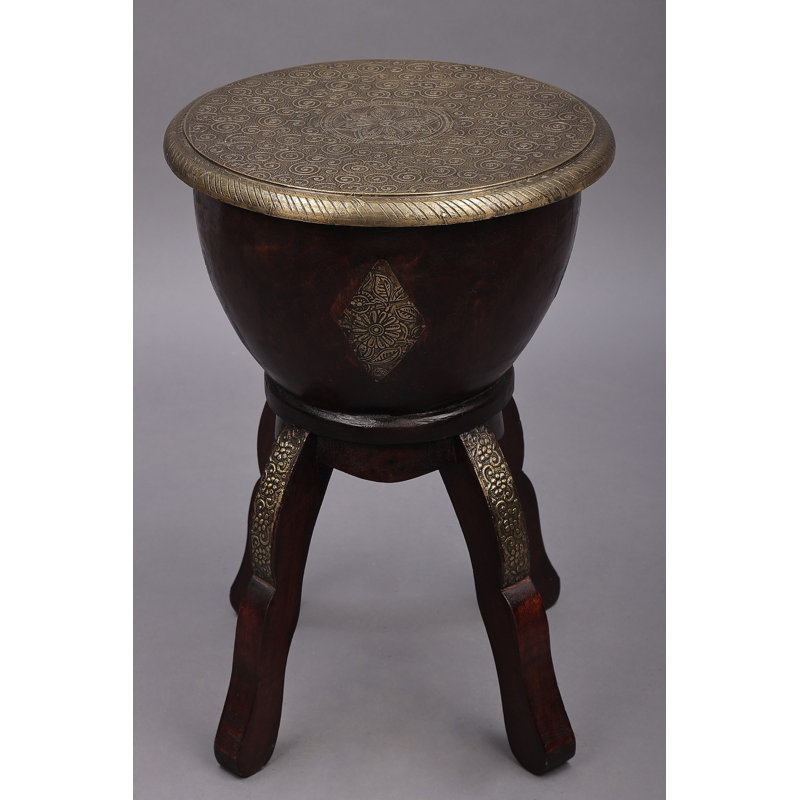 Tabouret en bois 17 po Danuj