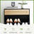 Entryway Shoe Cabinet with 2 Flip Drawers, Slim Wooden Shoe Organizer with Linen Front Panels-1854758717