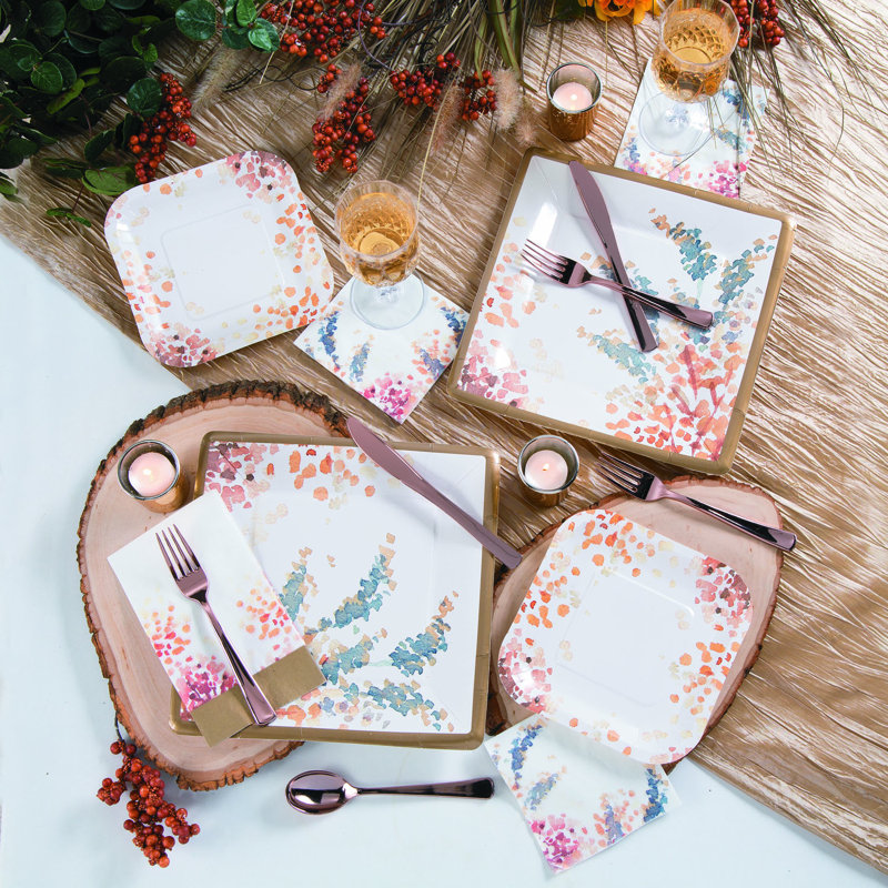Areeas Disposable Paper Thanksgiving Napkins