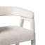 Chaise en bois massif à dossier arrondi Lorrenda-838699869