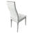 Faux Leather Upholstered Dining Chair with Stainless Steel Base-281860995-284142338