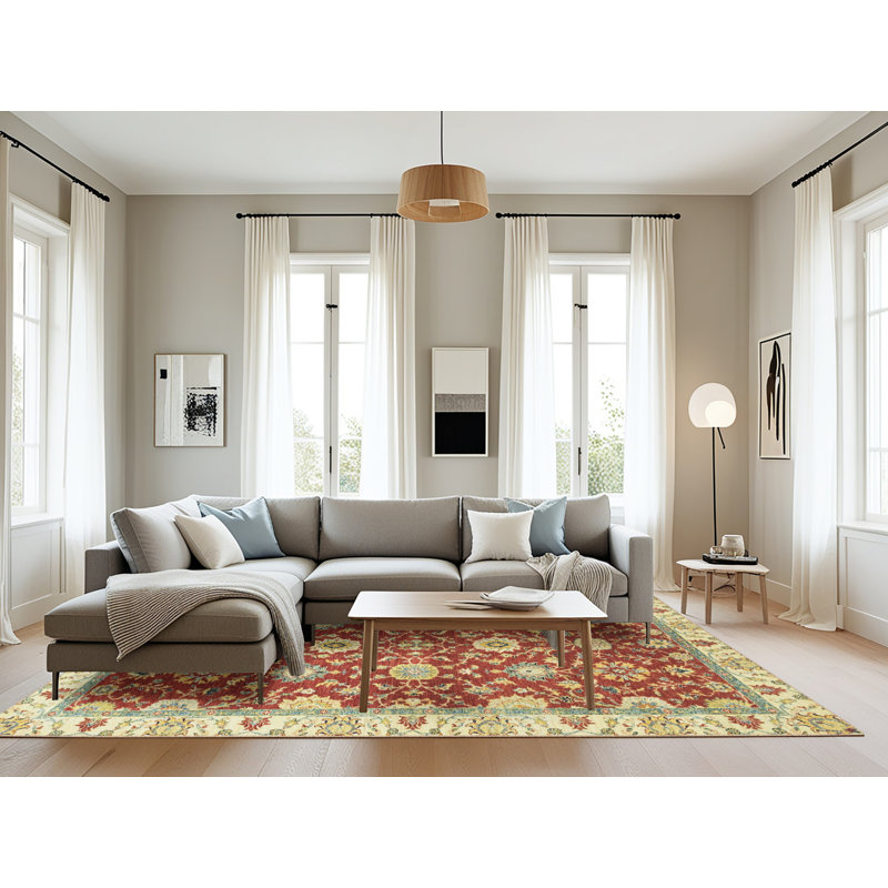 Abd-Allah Abstract Indoor Rug, Rectangle 8' x 10'