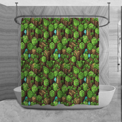 Majus Microfiber Shower Curtain