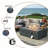 Dublin 52" Rectangle Concrete Fire Table Dark Gray Color-2006526748