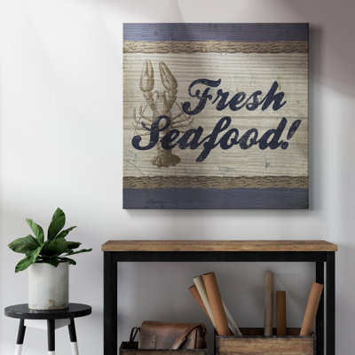 «Beach Sign» - reproduction sur toile tendue