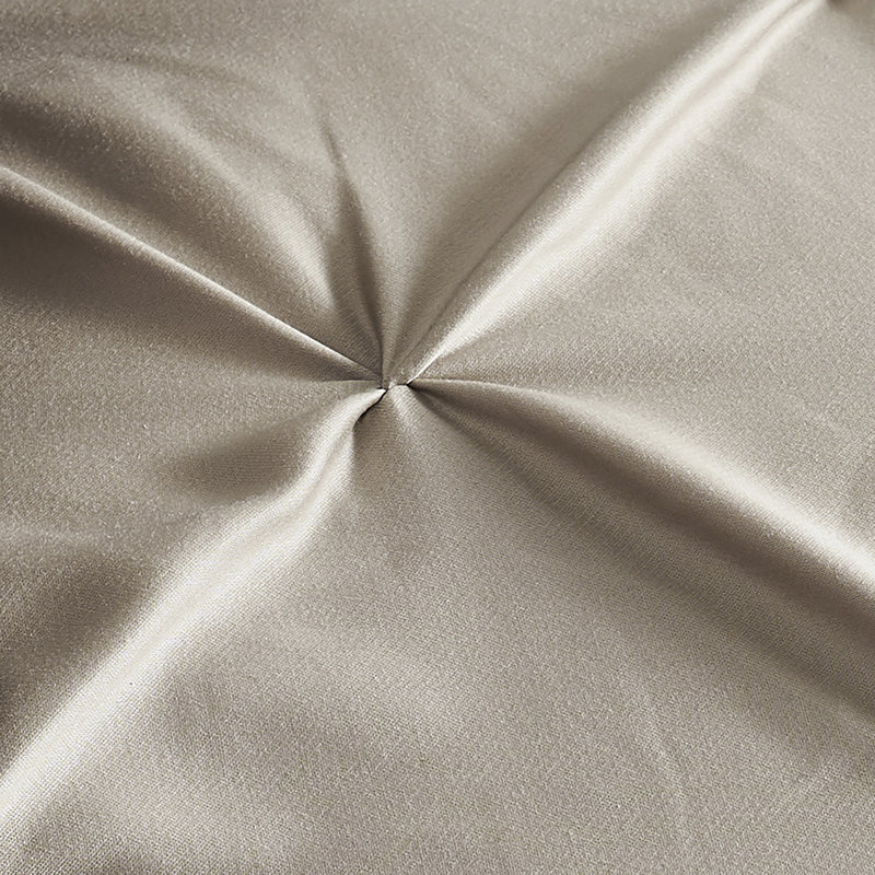 Ensemble de couette à plis piqués en coton TENCEL Ted Baker, King, Beige