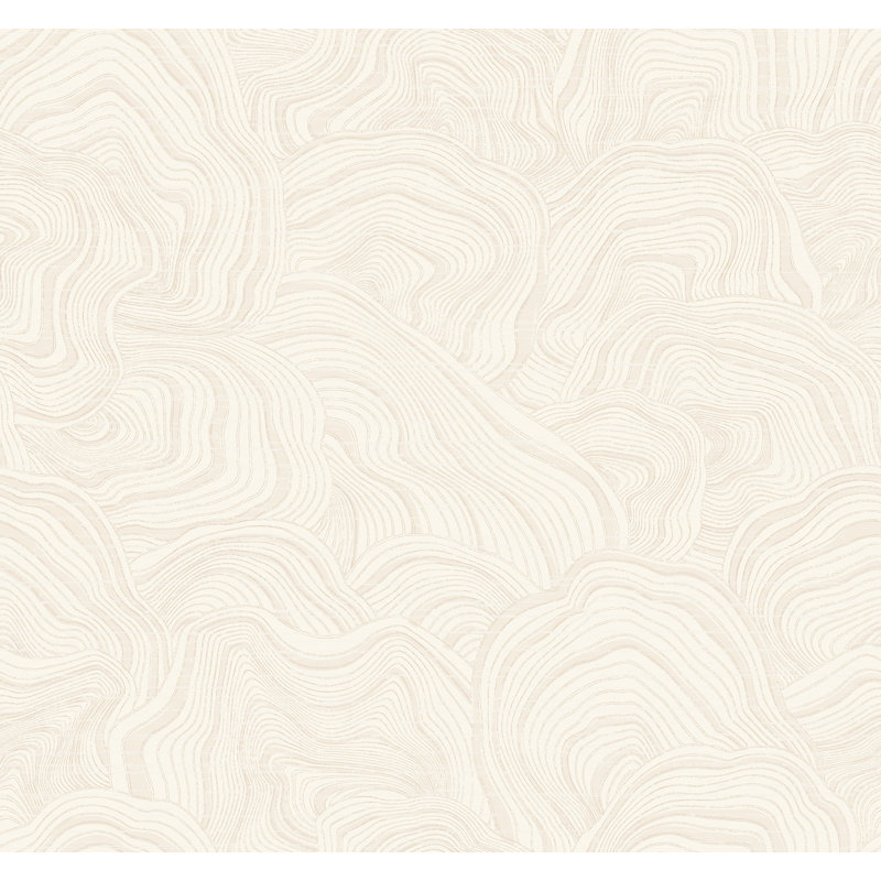 Papier peint Nessa, Blanc