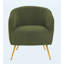 Fauteuil d'appoint en velours côtelé-644719273