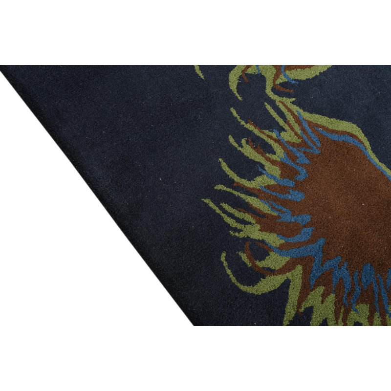 Tapis carré bleu marine 7 pi Pineland
