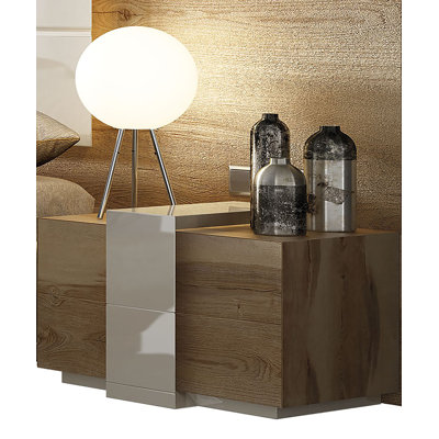 Table de chevet 2 tiroirs