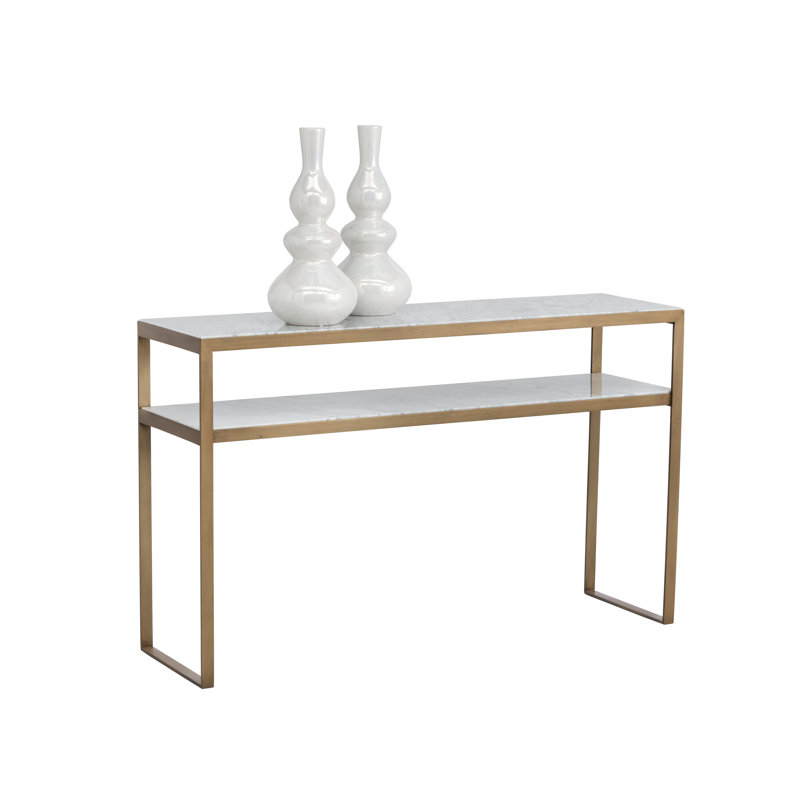 Directions 51'' W Marble Console Table