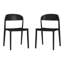 Ensemble de 2 chaises de patio empilables-131241253