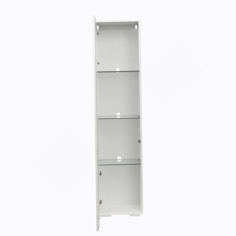 Armoire d'appoint avec lampe à bande en aluminium