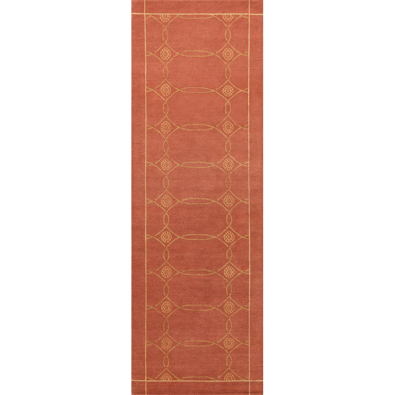 Sparta Geometric Area Rug in Paprika/Yellow/Gold, Rectangle 12' x 16'