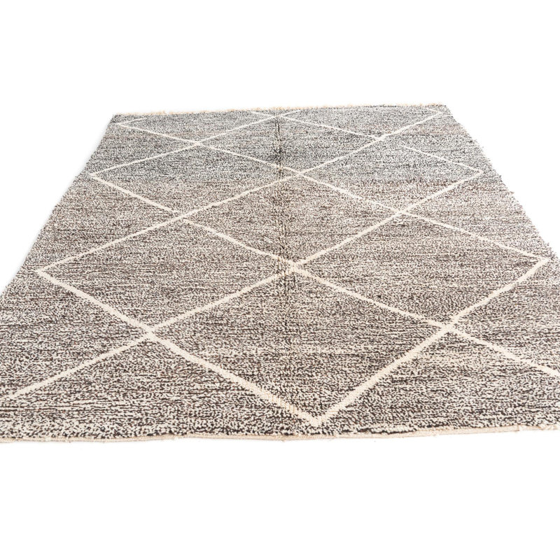 Tapis noir et blanc Kalmanovitz