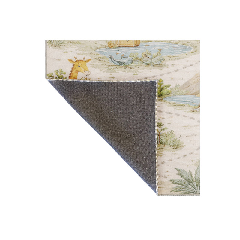 Tapis tissé à la crème Mosso, 3'3" x 4'11"