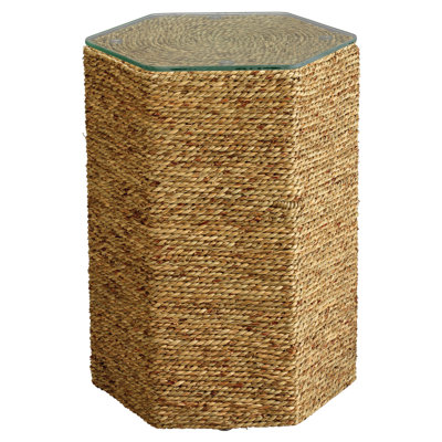Peninsula Glass End Table