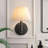 Costa 1 - Light 7''W Dimmable Iron ETL Armed Sconce With White Linen Shade-1048693394