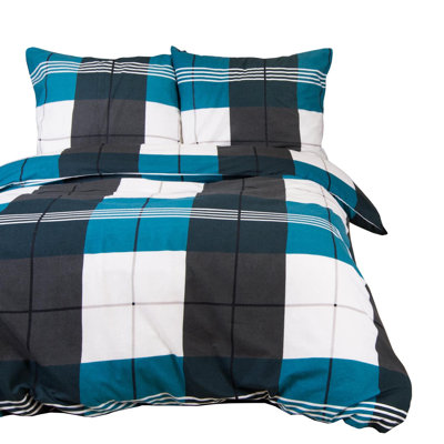 Cotton Duvet Cover Set with Pillow Shams Included