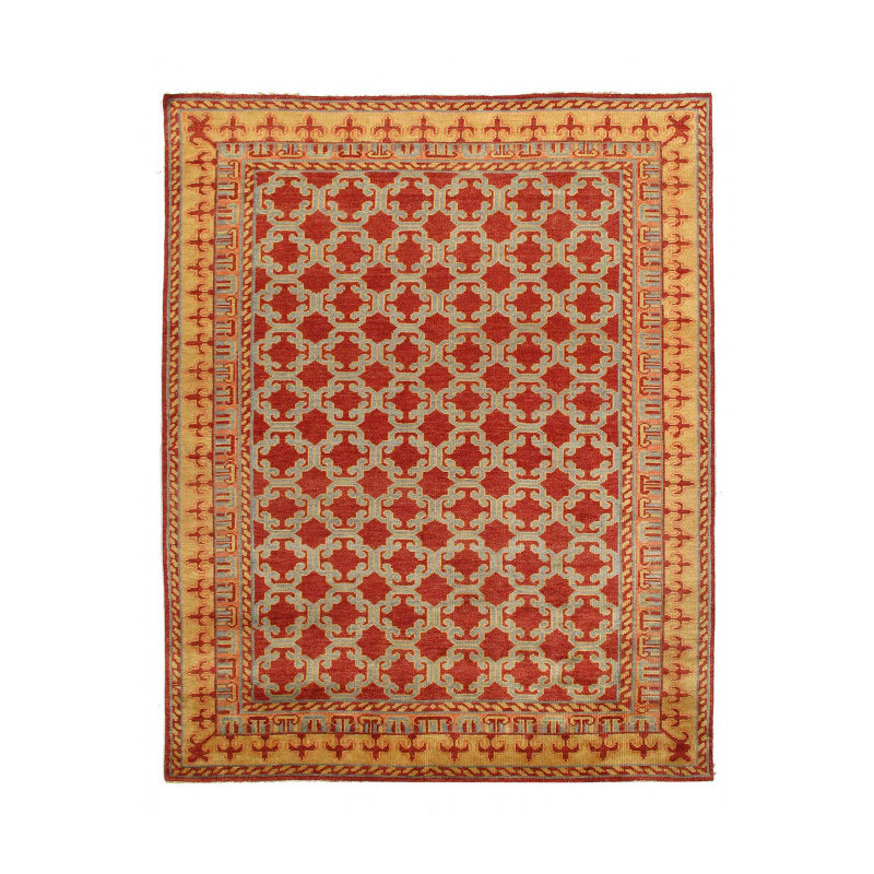 Jakerion One-of-a-Kind 9'9'' X 7'11'' Hand Knotted Area Rug