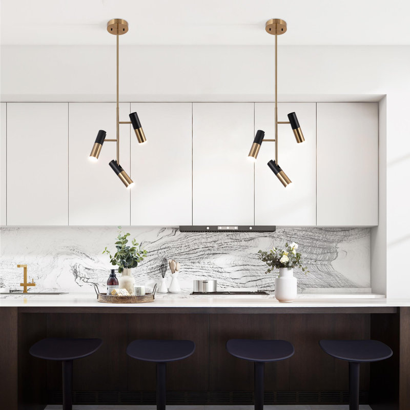 Miaisabella 3-Light Unique Modern Linear LED Chandelier