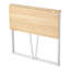Bureau d'écriture pliable avec finition en chêne et crochets de rangement latéraux