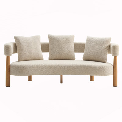 Modern Upholstered Chenille Sofa