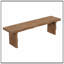 Banc en bois avec pieds robustes