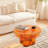 Round Glass Side Table-77164151