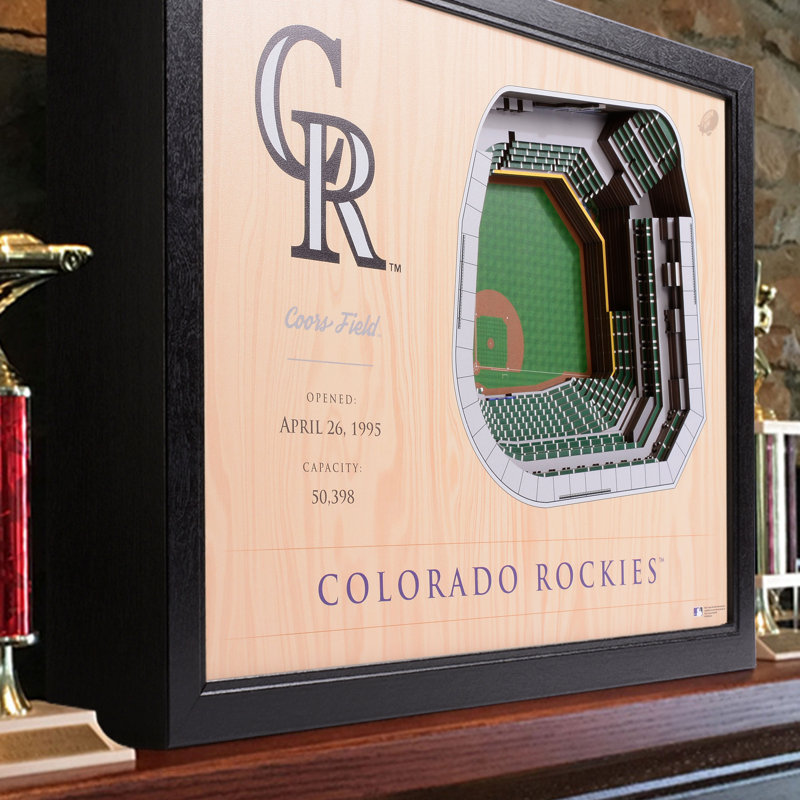 MLB 25-Layer StadiumViews 3D Wall Art, Colorado Rockies