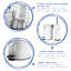Free Standing Toilet Roll & Brush Holder