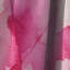 Panneau de rideau abstrait, motif occultant de motif de pierres précieuses roses - Fusion de pierres précieuses roses II-467153199