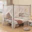 Kingsize (5') Steel Four Poster Bed-728506458