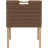 Aimee Vegan Leather Dining Arm Chair-1901019751-1901019750