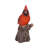 Motion Activated Singing Cardinal Standing on Stump