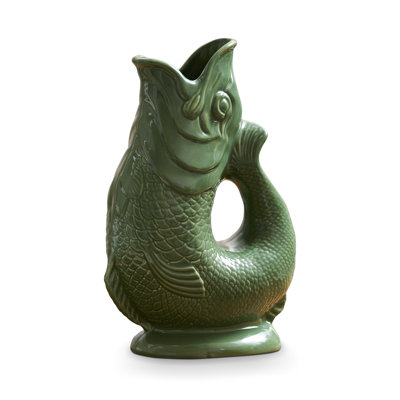 Wade Original Gluggle Jug, Earthenware, Iconic UK Heritage, Made in Stoke-on-Trent