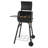 Dyna-Glo 33.5"" Barrel Charcoal Grill with Side Shelves