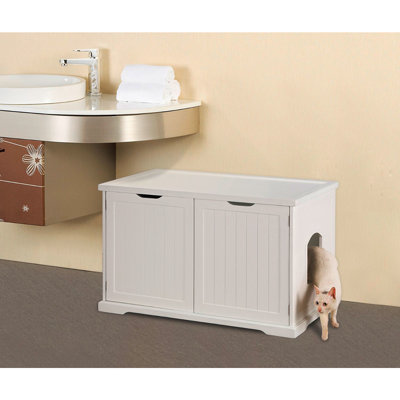 Crowther Wood Enclosed Litter Box Housing