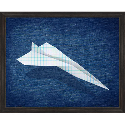 « paper avion », reproduction d’impression encadrée
