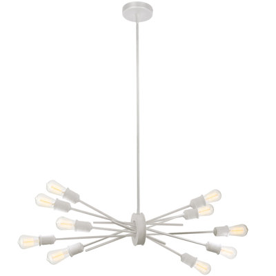 Lustre linéaire moderne Spoutnik 10 lumières Nebraska