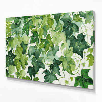 Art mural sur toile Botanical Ivy Green
