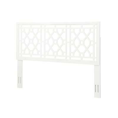 Tête de lit pour très grand lit en bois de peuplier blanc, 3 hauteurs ajustables, convient aux cadres de lit en métal standard, se marie avec divers motifs de décor Blanc pour le lit, peuplier, options de hauteur, compléments