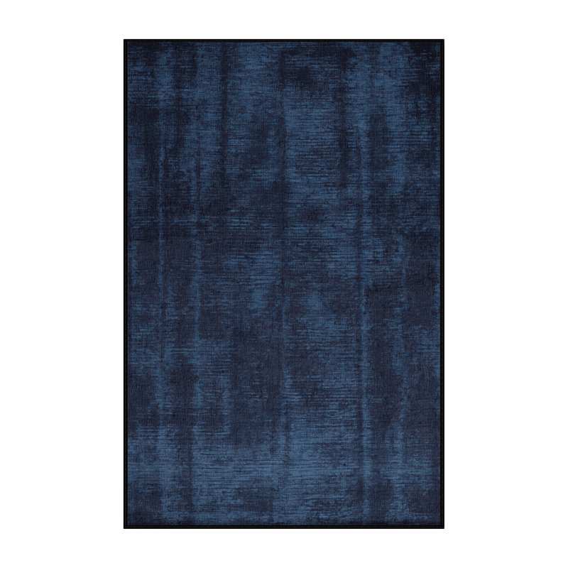 Machine Washable Abstract Gray Area Rug