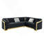 Canapé modulaire en L Chesterfield, canapé capitonné à boutons avec 5 coussins-639893024
