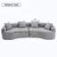Canapé modulaire en chenille Boneless-1748650883