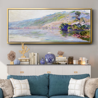 La seine au port - Toile encadrée